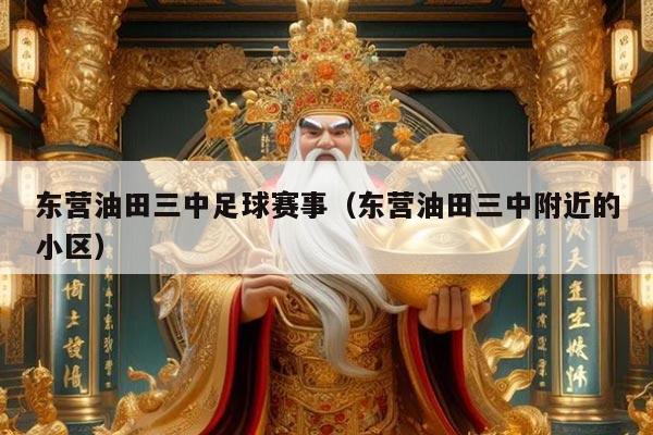东营油田三中足球赛事(东营油田三中附近的小区)