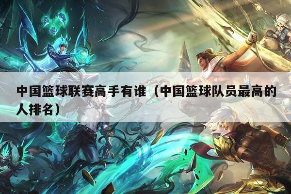 中国篮球联赛高手有谁(中国篮球队员最高的人排名)