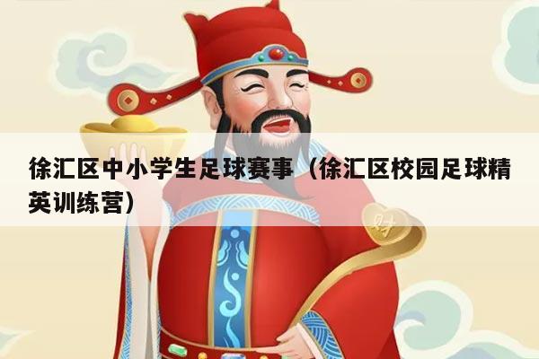 徐汇区中小学生足球赛事(徐汇区校园足球精英训练营)