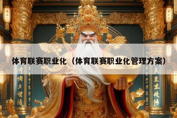 体育联赛职业化(体育联赛职业化管理方案)