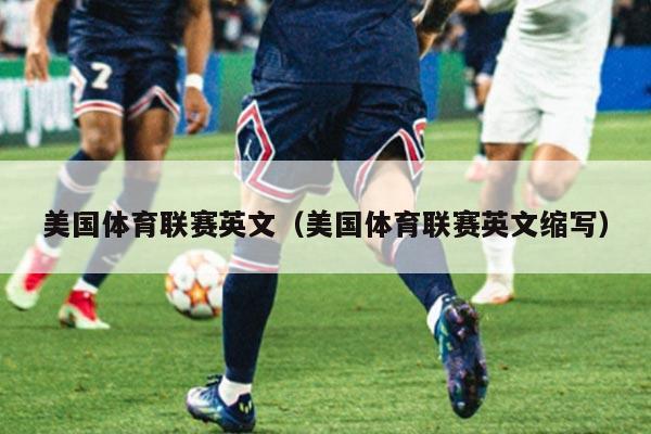 美国体育联赛英文(美国体育联赛英文缩写)