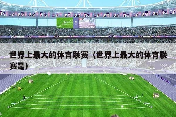 世界上最大的体育联赛(世界上最大的体育联赛是)