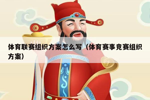 体育联赛组织方案怎么写(体育赛事竞赛组织方案)