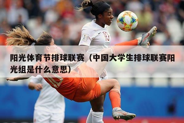 阳光体育节排球联赛(中国大学生排球联赛阳光组是什么意思)