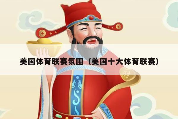 美国体育联赛氛围(美国十大体育联赛)
