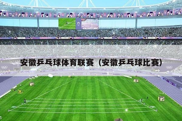 安徽乒乓球体育联赛(安徽乒乓球比赛)