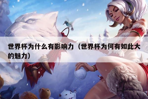 世界杯为什么有影响力(世界杯为何有如此大的魅力)